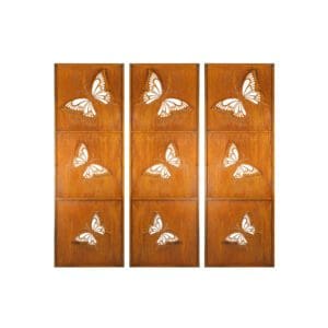Butterfly Privacy Screen Panels Large Outdoor Metal Art 72x24