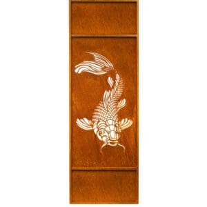 Koi Art Privacy Screen 6x2ft Fencing Panels