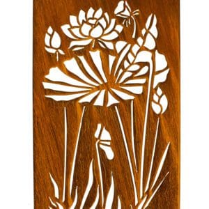 Large Metal Flowers Privacy Screen Flowers Metal Wall Art