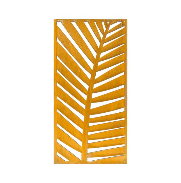 Palm Art Metal Privacy Decorative Screen