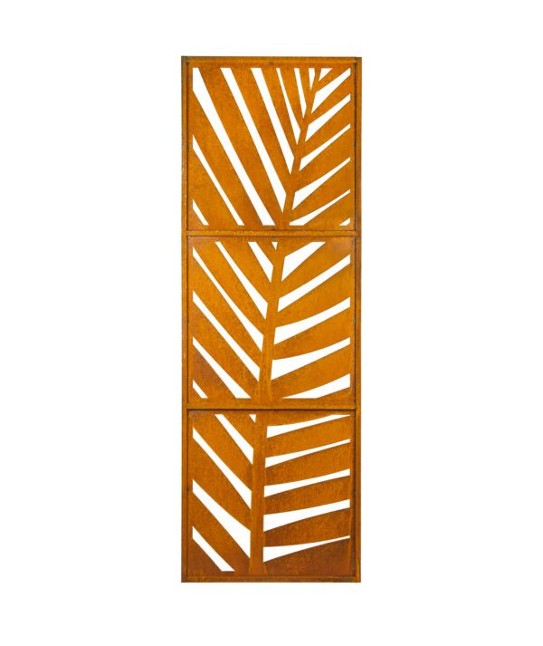 Palm Branch Metal Privacy Panels Large Home